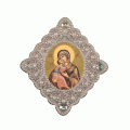 Подвеска для вышивания бисером Нова Слобода "Богородица Владимирская"